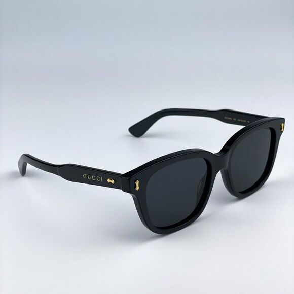 NEW Gucci GG1264S 001 Black Grey Square Women Sunglasses main image 12